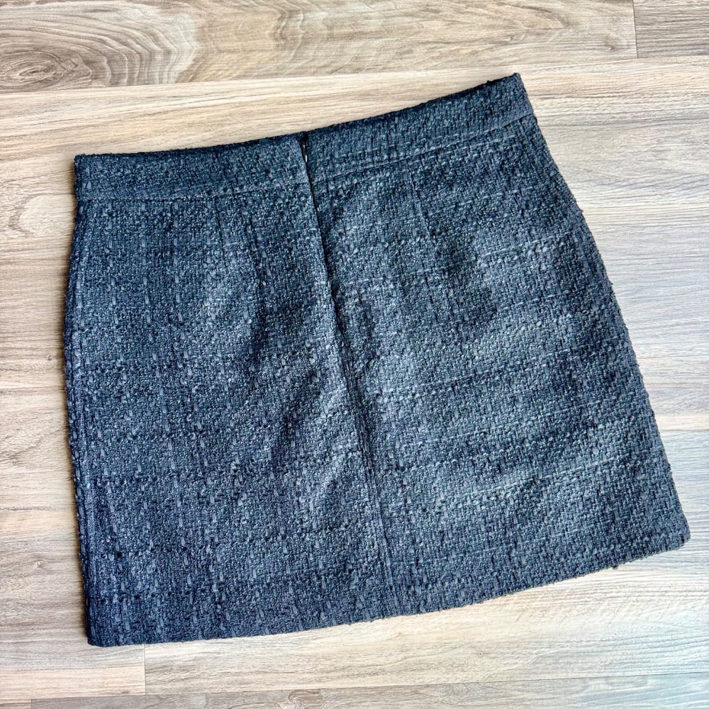 Parisian Classic US 12 Mini Skirt‎ Tweed Tailored Patch Pocket Workwear Skirt - Picture 8 of 8
